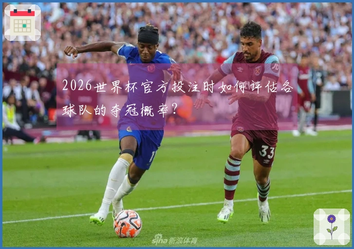 2026世界杯官方投注时如何评估各球队的夺冠概率？